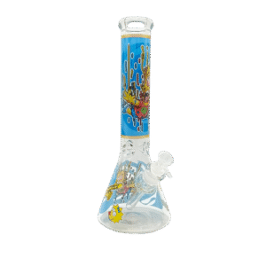 14 INCH 7MM SIMPSONS EDITION BONG - FALLING BART