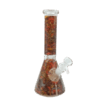 10 INCH NATURES EYE BONG - MUSHROOM EYE