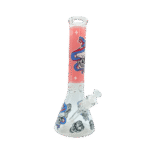 14 INCH 7MM DEDICATION TO THE DEAD BONG - PINK