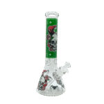 14 INCH 7MM DEDICATION TO THE DEAD BONG - GREEN
