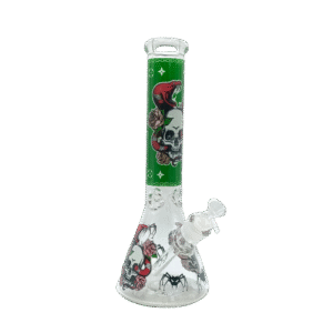 14 INCH 7MM DEDICATION TO THE DEAD BONG - GREEN