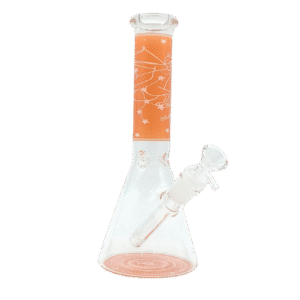 10 INCH ZODIAC BONG - ORANGE