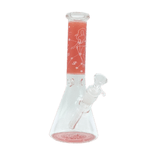 10 INCH ZODIAC BONG - RED