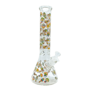14 INCH MUSHROOM MADNESS BONG - NATURES ORIGINAL