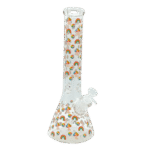 14 INCH MUSHROOM MADNESS BONG - RAINBOWS