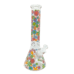 14 INCH 7MM SPRINGS FLOWER BONG - BIG BRIGHT