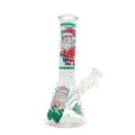 10 INCH CHRISTMAS BONG - SUPRISED SANTA