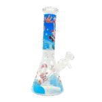 10 INCH CHRISTMAS BONG - PARACHUTING SANTA