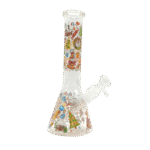 10 INCH CHRISTMAS BONG - SEASONS GREETINGS