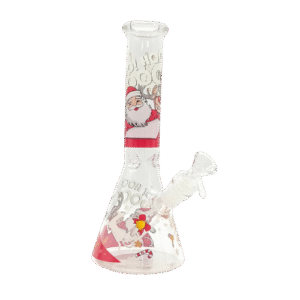 10 INCH CHRISTMAS BONG - HO HO HO