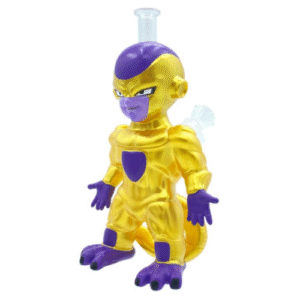 9 INCH GOLDEN FRIEZA 3-D BONG