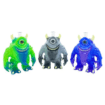 8.5 INCH MONSTER TONGUE 3-D BONG - GREEN GREY BLUE, SOLD ASSORTED