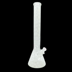 18 INCH GLOW IN THE DARK POT LEAF BONG