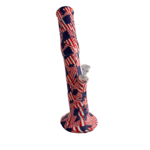 14IN SILICONE STRAIGHT TUBE BONGS - USA