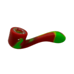 SILICONE SHERLOCK PIPE - RASTA