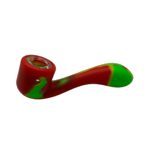 SILICONE SHERLOCK PIPE - RASTA
