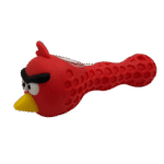SILICONE PIPE WITH GLASS BOWL - ANGRY BIRDS