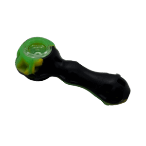 SILICONE HEXAGON PIPE - GREEN BLACK YELLOW