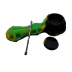 SILICONE HEXAGON PIPE - GREEN BLACK YELLOW - Image 2