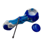 SILICONE HEXAGON PIPE - BLUE WHITE - Image 2