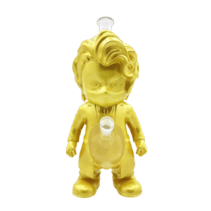 12 INCH GOLDEN JOKER 3-D BONG