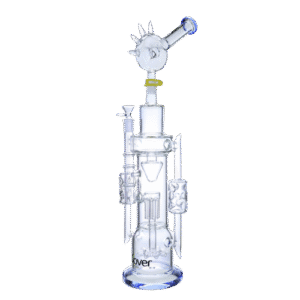 CLOVER 24 INCH MOTHER OF SPIKE RIG, BLUE