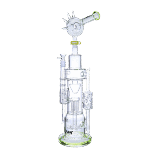 CLOVER 24 INCH MOTHER OF SPIKE RIG, SLYME GREEN