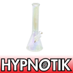 14 INCH 7MM HYPNOTIK ELECTROPLATED FALLING TREE BONG, RAINBOW