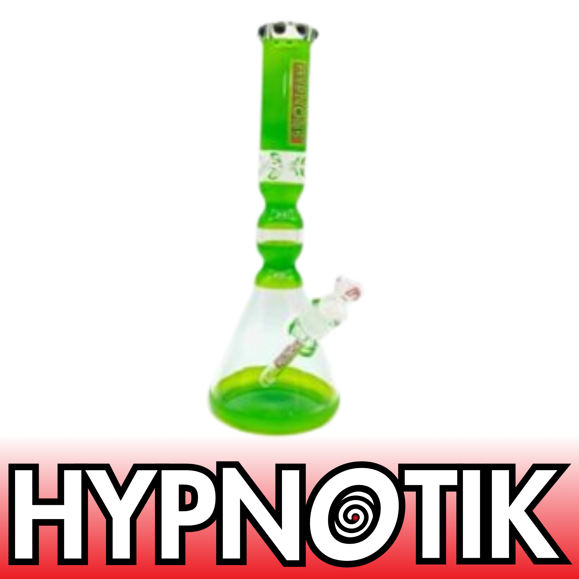 16INCH 7MM HYPNOTIK GROOVY CURVES - NEON GREEN