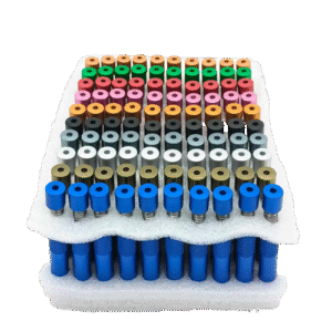 COLORED TITANIUM ONE HITTER WITH SPRING CLEANER - 100 PC