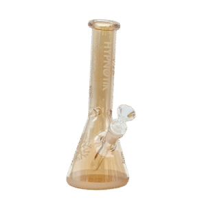 HYPNOTIK 10 INCH ELECTROPLATED FALLING TREE BONG, GOLD