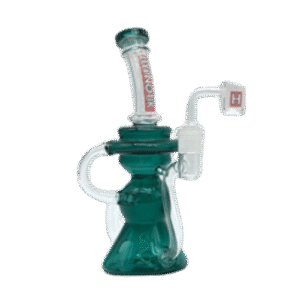 HYPNOTIK 8 INCH TEDDY TUBES SIPPY RIG WITH BOWL AND BANGER, GREEN