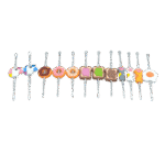 DISPLAY OF 24 CUTE CARTOON DAB TOOLS