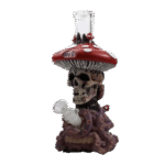 10.5 INCH OCTO-MUSH SKULL 3-D BONG