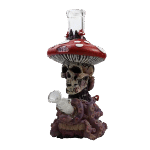 10.5 IN OCTO-MUSH SKULL 3-D BONG
