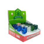 DISPLAY OF 12 COLORED YODA BOWLS