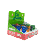 DISPLAY OF 12 COLORED JOKER GRIN BOWLS