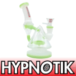 HYPNOTIK 7.5 INCH SLIMEYYY DABZZZ  RIG WITH BOWL AND QUARTZ BANGER