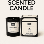 AROMATHERAPY SOY CANDLE IN GLASS JAR, GOLDEN OSMANTHUS FLOWER