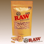 RAW PRE ROLLED TIPS, BAG OF 200