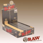 RAW BLACK 1-1/4 PAPERS, 24 PACKS OF 50