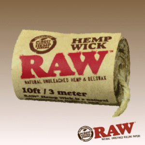 RAW HEMP WICK – 10ft