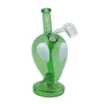 6.5 INCH 3-D ALIEN BONG WITH QUARTZ BANGER, GREEN