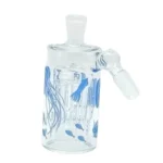 HYPNOTIK 18 INCH 7 MM JELLYFISH COLLECTION BONG WITH MATCHING ASHCATCHER, BLUE JADE - Image 3