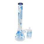 HYPNOTIK 18 INCH 7 MM JELLYFISH COLLECTION BONG WITH MATCHING ASHCATCHER, BLUE - Image 3