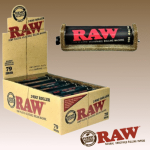 RAW HEMP PLASTIC ROLLER - 79MM