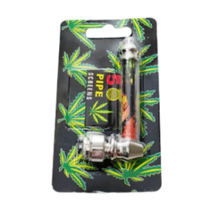 DISPLAY OF 12 BOB MARLEY METAL PIPES WITH SCREENS