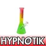10 INCH HYPNOTIK BEAKER BONG, RASTA