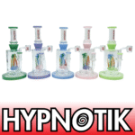 HYPNOTIK 9 INCH UNDER THE SEA RIG WITH OCTOPOS SITTING ON CORAL,COMES WITH BOWL AND BANGER,  BLUE JA - Image 4