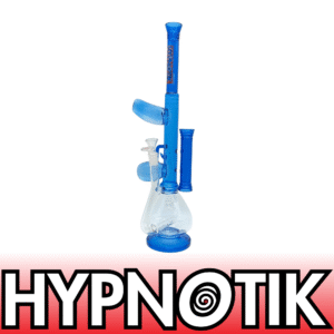 HYPNOTIK 19 INCH TOMMY GUN BONG, BLUE